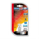 Lampa P21/5W 10-30V BAY15d 80/750lm Διπολικό Λευκό Διάθλασης MEGA-LED 54 CREE-LED BLISTER 1τεμ.