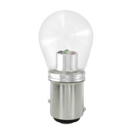 Lampa P21/5W 9-32V BAY15d MEGA-LED16 180LM ΔΙΑΘΛΑΣΗΣ ΛΕΥΚΟ (ΔΙΠΟΛΙΚΟ) BLISTER 2ΤΕΜ.