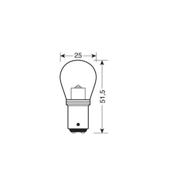 Lampa P21/5W 9-32V BAY15d MEGA-LED16 180LM ΔΙΑΘΛΑΣΗΣ ΛΕΥΚΟ (ΔΙΠΟΛΙΚΟ) BLISTER 2ΤΕΜ.