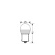 Lampa P21W 10-30V BA15s 400lm ΜΟΝΟΠΟΛΙΚΟ ΛΕΥΚΟ ΔΙΑΘΛΑΣΗΣ MEGA-LED 9 BLISTER 1ΤΕΜ.