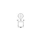 Lampa P21W 10-30V BA15s 750lm Μονοπολικό Κόκκινο (STOP) Διάθλασης MEGA-LED 54 CREE-LED BLISTER 1τεμ.