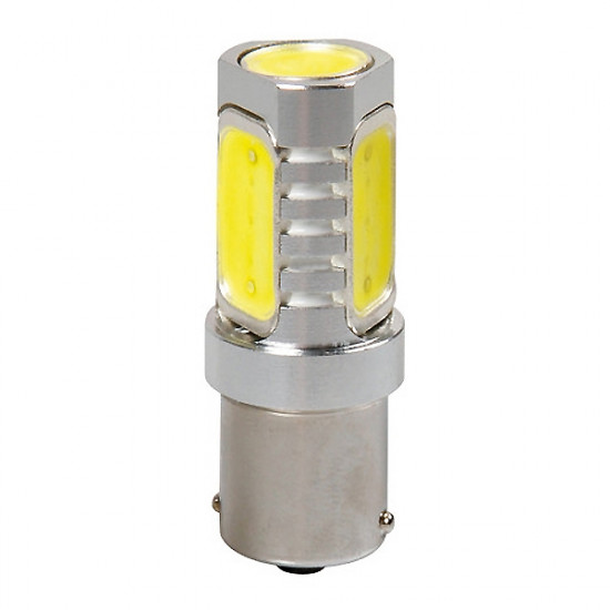 Lampa P21W 12V BA15s MEGA-LED20 ΑΛΟΥΜΙΝΙΟΥ COB ΔΙΑΘΛΑΣΗΣ (ΜΟΝΟΠΟΛΙΚΟ) BLISTER 1ΤΕΜ.