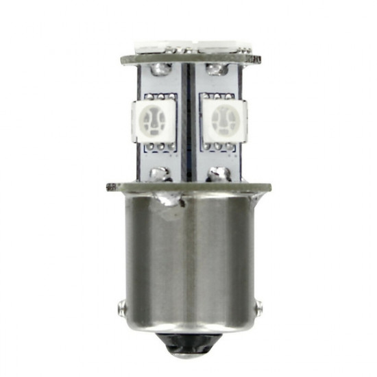 Lampa P21W 24/28V BA15s 100lm HYPER-LED24 ΛΕΥΚΟ (ΜΟΝΟΠΟΛΙΚΟ) BLISTER 1ΤΕΜ.