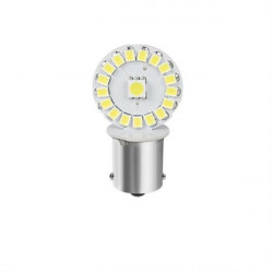 Lampa P21W 24-28V BA15s 260lm ΜΟΝΟΠΟΛΙΚΟ ΛΕΥΚΟ ΔΙΑΘΛΑΣΗΣ HYPER-LED102  2ΤΕΜ.