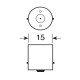 Lampa P21W 24/28V BA15s 30lm HYPER-LED24 ΠΟΡΤΟΚΑΛΙ (ΜΟΝΟΠΟΛΙΚΟ) BLISTER 1ΤΕΜ.