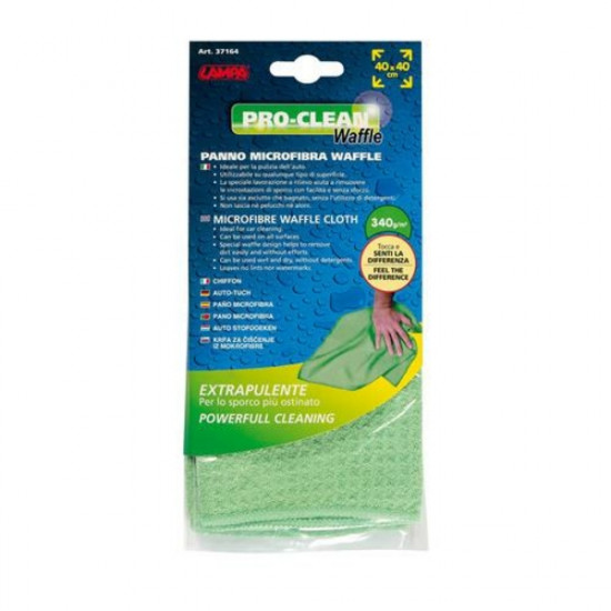 Lampa ΠΑΝΙ  PRO-CLEAN ΓΙΑ ΣΤΕΓΝΩΜΑ ΝΕΡΟΥ ΚΑΙ ΣΚΟΥΠΙΣΜΑ ΜΕ ΜΙΚΡΟΙΝΕΣ ΚΑΙ ΚΥΨΕΛΕΣ ΠΡΑΣΙΝΟ 40x40cm 340g/m2