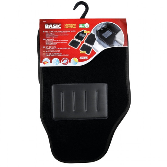 Lampa ΠΑΤΑΚΙΑ ΜΟΚΕΤΑ BASIC 41χ65+39χ32 cm (ΠΟΛΥΠΡΟΠΥΛΕΝΙΟ) ΜΑΥΡΟ 4ΤΕΜ.