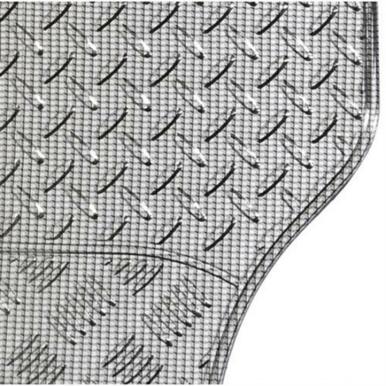 Lampa Πατάκια Universal Λάστιχο Χρώμιο - Carbon 4τμχ 65x44cm + 40x33cm