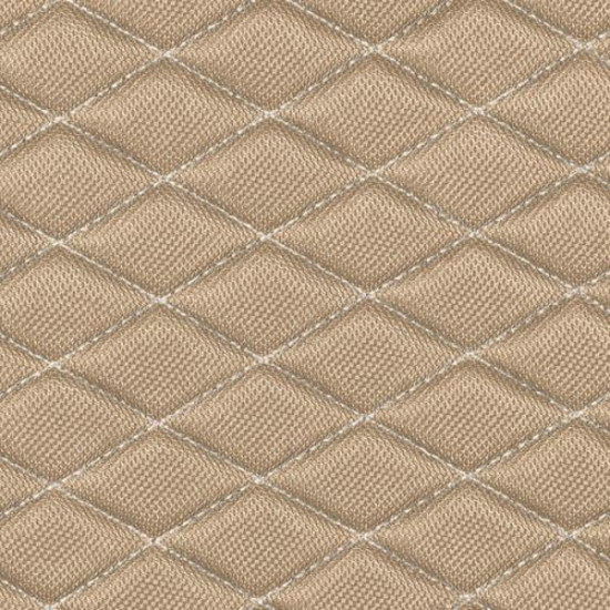 Lampa Πλατοκάθισμα με Προσκέφαλο COVER-TECH FABRIC 2τεμ. Μπεζ/Λευκό
