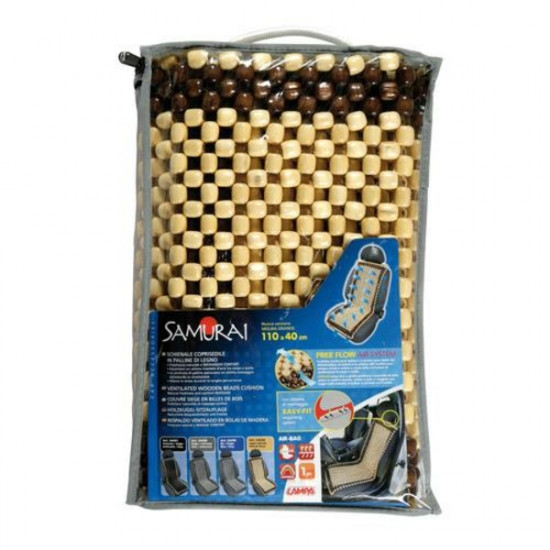 Lampa ΠΛΑΤΟΚΑΘΙΣΜΑ SAMURAI ΜΕ ΞΥΛΙΝΗ ΜΠΙΛΙΑ (110 x 40 cm) ΜΠΕΖ/ΚΑΦΕ -1ΤΕΜ.