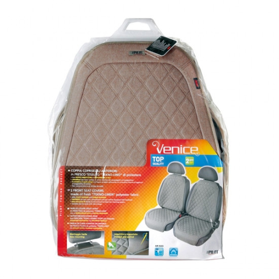 Lampa ΠΛΑΤΟΚΑΘΙΣΜΑΤΑ VENICE ΜΕ ΔΙΑΣΤΑΣΕΙΣ ΠΛΑΤΗΣ 50 Χ 65 cm/ΚΑΘΙΣΜΑ 60 cm (ΜΠΕΖ ΛΙΝΟ/ΠΟΛΥΕΣΤΕΡ) - 2 ΤΕΜ.