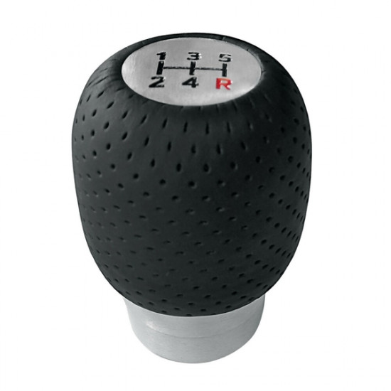 Lampa ΠΟΜΟΛΟ ΤΑΧΥΤΗΤΩΝ FORMULA GEAR 2 ΔΕΡΜΑΤΙΝΟ ΜΑΥΡΟ ΜΕ 2 ΑΥΤΟΚΟΛΛΗΤΑ ΕΝΔΕΙΞΗΣ ΤΑΧΥΤΗΤΩΝ 32mm (FIAT+OPEL)