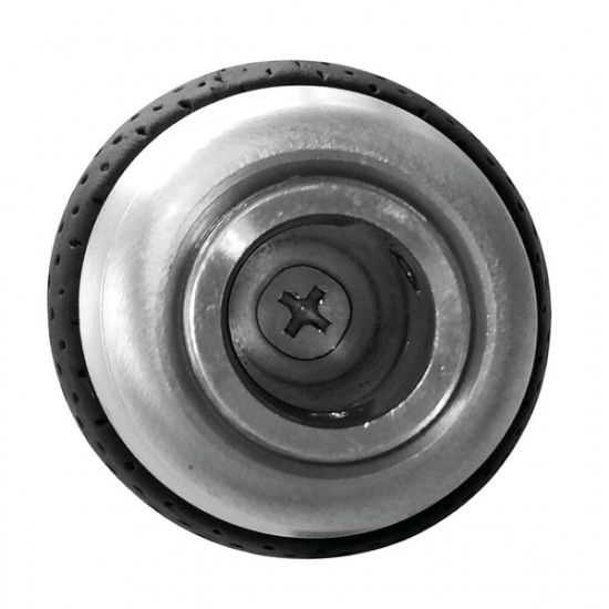 Lampa ΠΟΜΟΛΟ ΤΑΧΥΤΗΤΩΝ FORMULA GEAR 2 ΔΕΡΜΑΤΙΝΟ ΜΑΥΡΟ ΜΕ 2 ΑΥΤΟΚΟΛΛΗΤΑ ΕΝΔΕΙΞΗΣ ΤΑΧΥΤΗΤΩΝ 32mm (FIAT+OPEL)