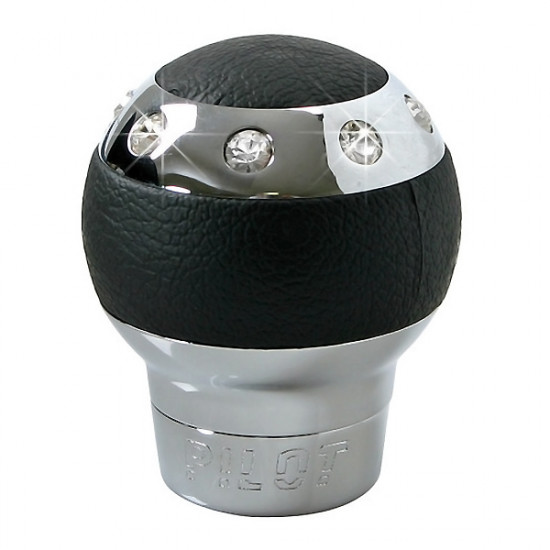 Lampa ΠΟΜΟΛΟ ΤΑΧΥΤΗΤΩΝ GTX BRILLIANT SERIES ΜΑΥΡΟ ΜΕ ΑΛΟΥΜΙΝΙΟ KAI STRASS (ΣΥΜΒΑΤΟ ΚΑΙ ΜΕ FIAT/OPEL) - 1 ΤΕΜ.