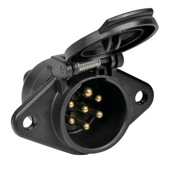 Lampa ΠΡΙΖΑ ΚΟΤΣΑΔΟΡΟΥ ΜΕ ΜΑΥΡΟ ΚΑΠΑΚΙ 24N 24V 7PIN ISO 1185 ΑΡΣΕΝΙΚΗ