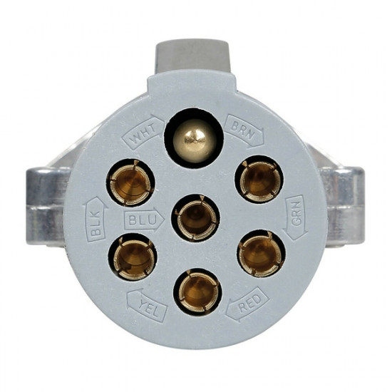 Lampa ΠΡΙΖΑ ΚΟΤΣΑΔΟΡΟΥ ΜΕΤΑΛΛΙΚΗ ΑΣΗΜΙ 24S 24V 7ΦΙΣ ISO 3731 ΘΗΛΥΚΗ