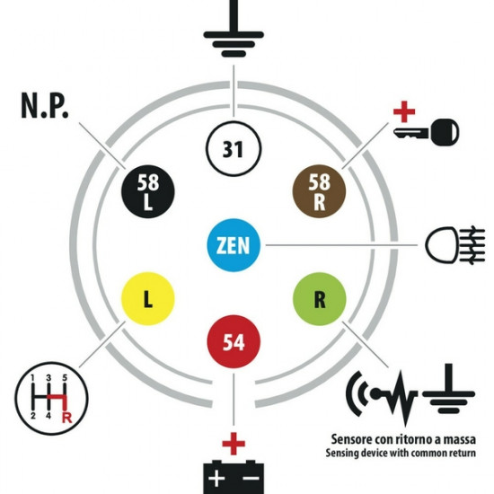 Lampa ΠΡΙΖΑ ΚΟΤΣΑΔΟΡΟΥ ΜΕΤΑΛΛΙΚΗ ΑΣΗΜΙ 24S 24V 7ΦΙΣ ISO 3731 ΘΗΛΥΚΗ