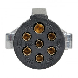 Lampa ΠΡΙΖΑ ΚΟΤΣΑΔΟΡΟΥ ΜΕΤΑΛΛΙΚΗ ΜΑΥΡΗ 24N 24V 7ΦΙΣ ISO 1185 ΘΗΛΥΚΗ