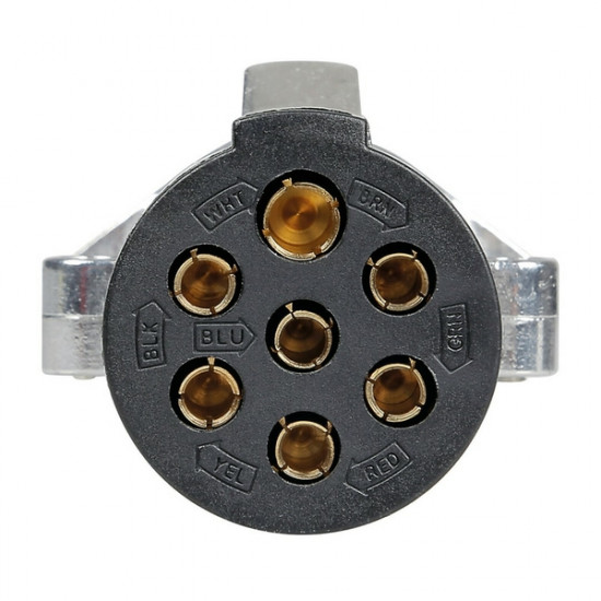 Lampa ΠΡΙΖΑ ΚΟΤΣΑΔΟΡΟΥ ΜΕΤΑΛΛΙΚΗ ΜΑΥΡΗ 24N 24V 7ΦΙΣ ISO 1185 ΘΗΛΥΚΗ
