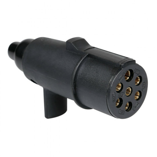 Lampa ΠΡΙΖΑ ΚΟΤΣΑΔΟΡΟΥ ΠΛΑΣΤΙΚΗ ΜΑΥΡΗ 24N 24V 7PIN ISO 1185 ΘΗΛΥΚΗ