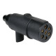 Lampa ΠΡΙΖΑ ΚΟΤΣΑΔΟΡΟΥ ΠΛΑΣΤΙΚΗ ΜΑΥΡΗ 24N 24V 7PIN ISO 1185 ΘΗΛΥΚΗ