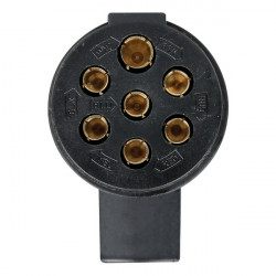Lampa ΠΡΙΖΑ ΚΟΤΣΑΔΟΡΟΥ ΠΛΑΣΤΙΚΗ ΜΑΥΡΗ 24N 24V 7PIN ISO 1185 ΘΗΛΥΚΗ