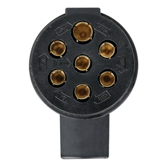 Lampa ΠΡΙΖΑ ΚΟΤΣΑΔΟΡΟΥ ΠΛΑΣΤΙΚΗ ΜΑΥΡΗ 24N 24V 7PIN ISO 1185 ΘΗΛΥΚΗ