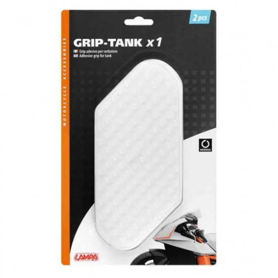 Lampa ΠΡΟΣΤΑΤΕΥΤΙΚΟ ΑΥΤΟΚΟΛΛΗΤΟ ΡΕΖΕΡΒΟΥΑΡ GRIP-TANK X1 ΔΙΑΦΑΝΟ 220x100mm 2ΤΕΜ.