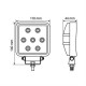 Lampa ΠΡΟΒΟΛΕΑΣ ΕΡΓΑΣΙΑΣ WL-3 21W 1400LM 10/30V ΜΕ 7 LED 10-30V 6.000K (110x140x44mm) ΦΩΣ ΔΙΑΘΛΑΣΗΣ -1ΤΕΜ.