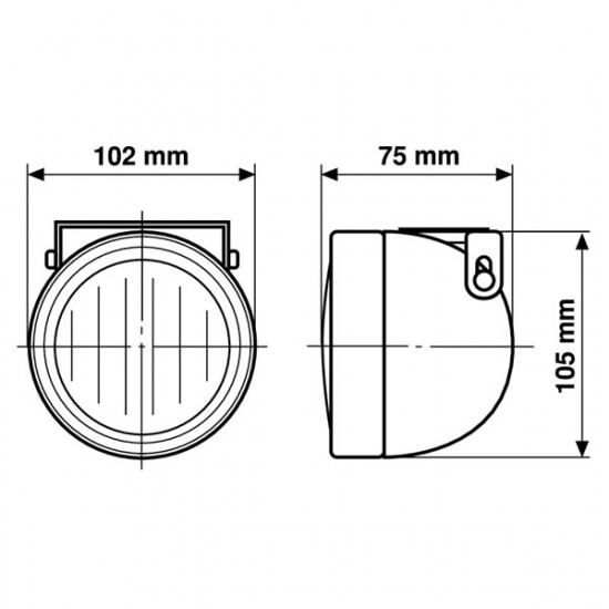 Lampa ΠΡΟΒΟΛΕΑΣ LUNAR 12V H3 55W 2ΤΕΜ.