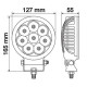 Lampa Προβολέας MERCURY με 8 Led Στρογγυλός