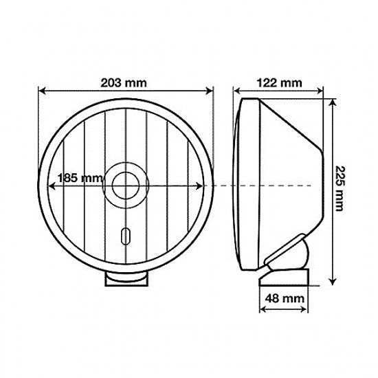 Lampa ΠΡΟΒΟΛΕΑΣ X-TRE 12/24V H1 55W+T4W