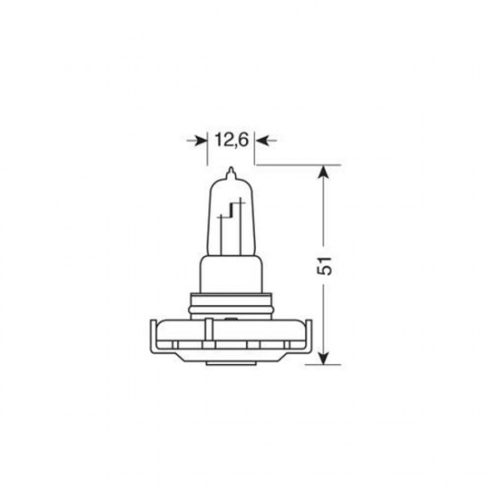 Lampa PSY24W 12V 24W 385lm PG20-4 STANDARD LINE ΠΟΡΤΟΚΑΛΙ 1ΤΕΜ. ΣΕ BLISTER