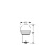 Lampa PY21W 10-30V BAU15s 310lm ΜΟΝΟΠΟΛΙΚΟ ΠΟΡΤΟΚΑΛΙ ΔΙΑΘΛΑΣΗΣ MEGA-LED 9 BLISTER 1ΤΕΜ.