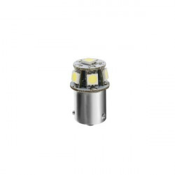 Lampa R5W 24V BA15s HYPER-LED18 ΠΟΡΤΟΚΑΛΙ 6SMDx3chips (ΜΟΝΟΠΟΛΙΚΟ-ΦΟΥΝΤΟΥΚΙ-) BLISTER 1ΤΕΜ.