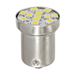 Lampa R5W BA15s 24/28V 120LM 12SMD LED x 1 CHIPS HYPER LED ΛΕΥΚΑ 20TEM.