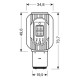 Lampa S2 9>32V 35/35W BA20d 2SMDx12chips 680lm (ΔΙΠΛΗΣ ΠΟΛΙΚΟΤΗΤΑΣ- CAN-BUS) MEGA LED 1ΤΕΜ. ΚΟΥΤΙ