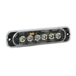 Lampa ΣΤΡΟΜΠΟ ΠΟΡΤΟΚΑΛΙ LS1 12/24V ΜΕ 6 LED 19 ΧΡΗΣΕΩΝ ΑΔΙΑΒΡΟΧΟ 113x28mm 1ΤΕΜ.