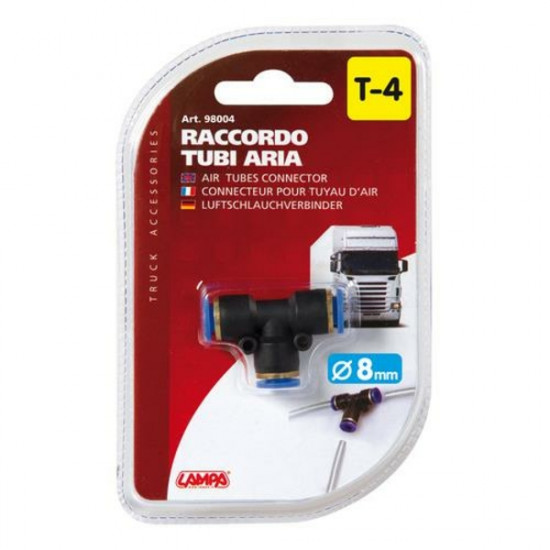 Lampa ΣΥΝΔΕΣΜΟΣ ΑΕΡΑ T-4 Τριπλός 8mm 13bar kg/cm