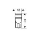 Lampa T10 12V 1SMDx2CHIPS POWER2 HYPER-LED