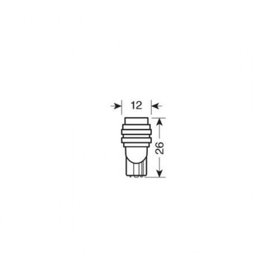 Lampa T10 12V W2,1x9,5d 3lm HYPER-LED 3 ΛΕΥΚΟ (ΔΙΠΛΗΣ ΠΟΛΙΚΟΤΗΤΑΣ-ΚΑΡΦΩΤΟ) BLISTER 2ΤΕΜ.