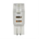 Lampa T10 12V W2,1x9,5d MEGA-LED 3 ΛΕΥΚΟ ΦΩΣ 10x27mm 2ΤΕΜ.