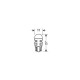 Lampa T10 12V W2,1x9,5d MEGA-LED 3 ΛΕΥΚΟ ΦΩΣ 11x27mm 2ΤΕΜ.
