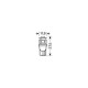 Lampa T10 24/28V W2,1x9,5d HYPER-LED15