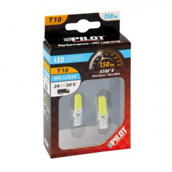 Lampa T10 24-30V W2,1x9,5d MEGA-LED COB 2SMDx12chips 150lm ΛΕΥΚΟ 2ΤΕΜ.