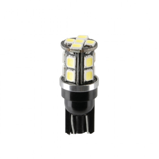 Lampa T10 9>30V W2,1x9,5d 6.500K 480lm 15SMD LED ΛΕΥΚΟ (ΚΑΡΦΩΤΟ-ΔΙΠΛΗΣ ΠΟΛΙΚΟΤΗΤΑΣ) 2ΤΕΜ.