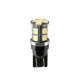 Lampa T10 9>30V W2,1x9,5d 6.500K 480lm 15SMD LED ΛΕΥΚΟ (ΚΑΡΦΩΤΟ-ΔΙΠΛΗΣ ΠΟΛΙΚΟΤΗΤΑΣ) 2ΤΕΜ.