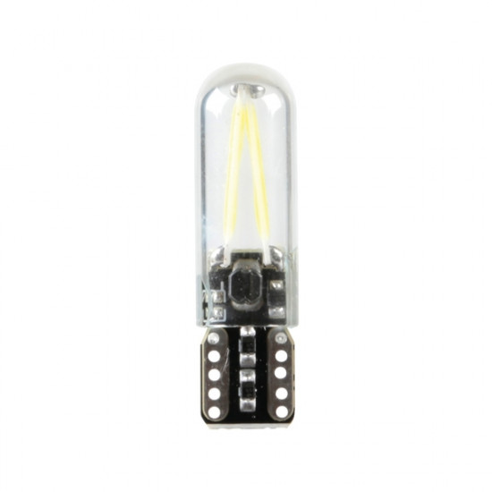 Lampa T10 9>32V W2,1x9,5d 6.500K 110lm 2COB LED ΛΕΥΚΟ (ΚΑΡΦΩΤΟ-ΔΙΠΛΗΣ ΠΟΛΙΚΟΤΗΤΑΣ) 2ΤΕΜ.