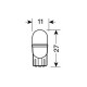 Lampa Τ10 ΨΕΙΡΑ ΛΕΥΚΟ ΦΩΣ W2.1x9.5d  ΚΑΡΦΙ