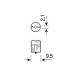 Lampa Τ10 ΨΕΙΡΑ ΛΕΥΚΟ ΦΩΣ W2.1x9.5d  ΚΑΡΦΙ